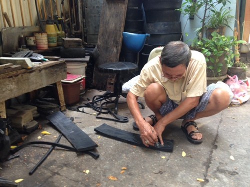 Pham Quang Xuân, l’homme aux sandales en pneus usés   - ảnh 3